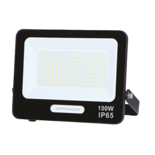 Optonica proiettore led smd 100w 9000 lumen corpo nero per uso professionale *** temperatura colore lampada 6000k bia...