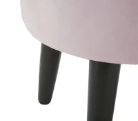 Sgabello Paris Rosa Cm Ø 35X40.5