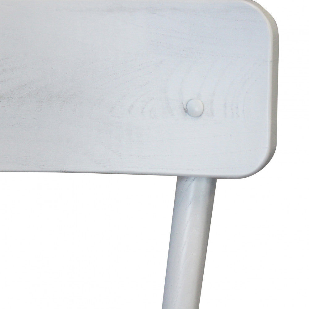 SEDIA IN LEGNO BIANCA POLLY