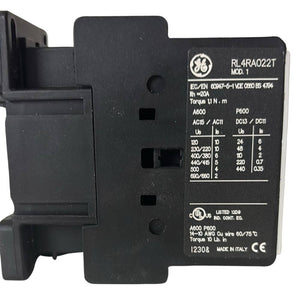 Relè ausiliario ge power rl4ra022t5 2na 2nc 220v ac guida din