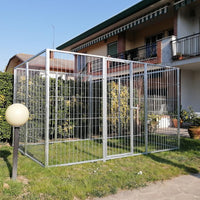 Recinto per cani box modulare solo perimetro metri 3 x 2 viteria compresa