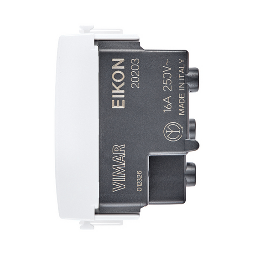 Vimar serie eikon presa 2p+t 16a sicury standard italiano 250v tipo p17/11 *** colore bianco, confezione 1