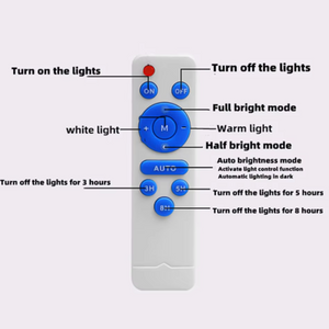 Proiettore led con pannello solare serie light on programmabile con telecomando *** potenza 400w, confezione 1