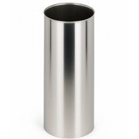 Elemento lineare acciaio inox diametro 130 mm sp. 0,5 mm h. 250 mm canna fumaria