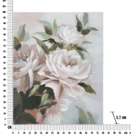 Dipinto Su Tela Flower&Leaf Cm 100X3,7X80