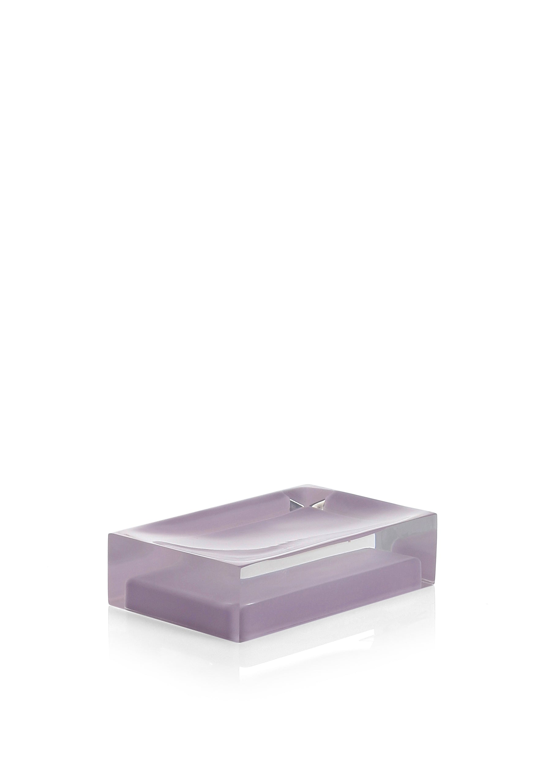 Portasapone d'appoggio in resina RA11 Gedy serie RAINBOW Lilla