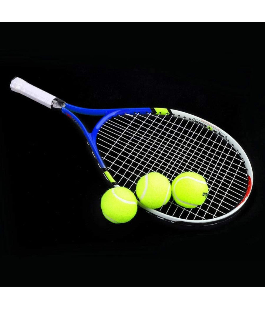 Racchetta Da Tennis Junior Corda Resistente Allenamento Bambini Borsa Trasporto         