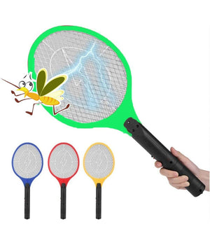 Racchetta Ricaricabile Fulmina Con Luce A Led Zanzare Insetti Mosche Elettrico         