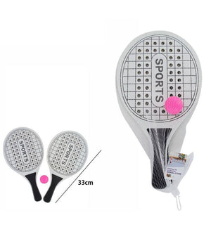 Racchette Mare Traforate Con Pallina Racchettoni In Legno Beach Tennis Spiaggia         