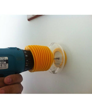 Raccogli Polvere Per Trapano Contenitore Foro Casa Lavoro Muri Buchi Universale         