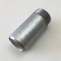 Raccordo 1+1/2 x 30cm a saldare tronchetto vite di prolungamento in acciaio zincato