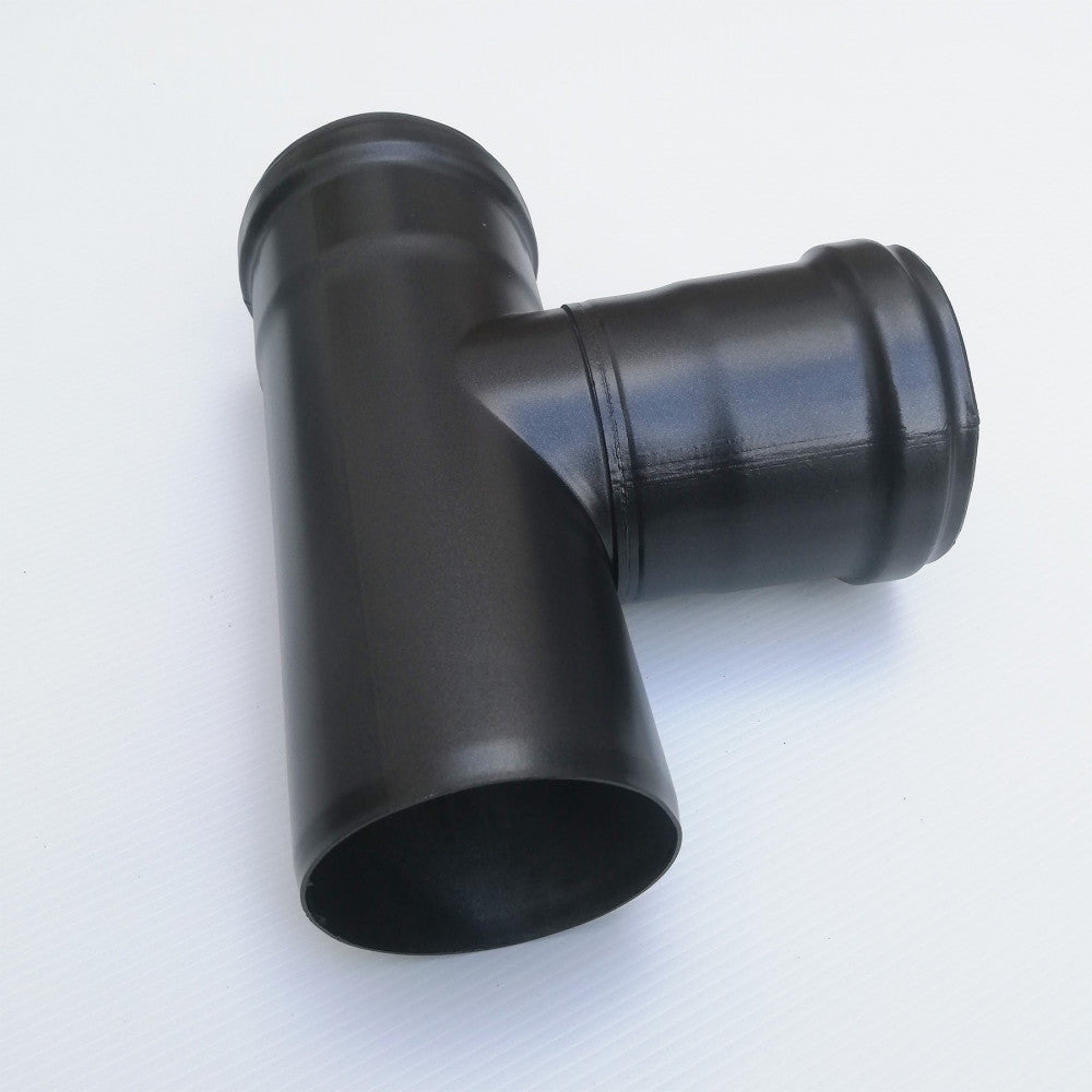 Raccordo a t 90° braga mf codino f nero pellet da 80mm