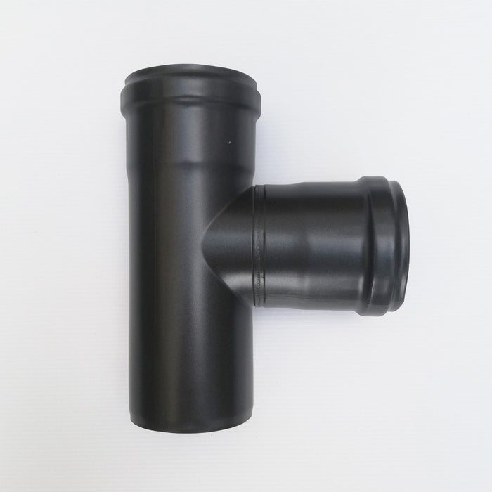 Raccordo a t 90° braga mf codino f nero pellet da 80mm