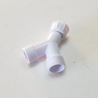 Raccordo a y bianco 3/4 x 3/4 x 3/4 per tubo carico lavatrice lavastoviglie