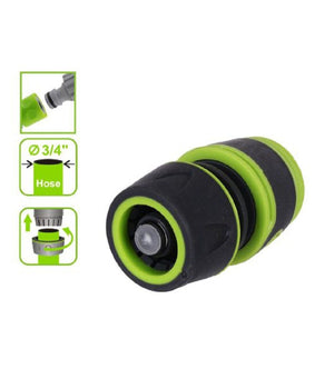 Raccordo Con Innesto Rapido Con Acquastop Per Tubo Da 3/4" 19mm Connettore 94760         