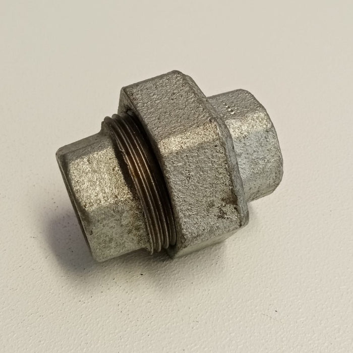 Raccordo ff 1''+1/2 bocchettone conico a 3 pezzi di ghisa zincata malleabile