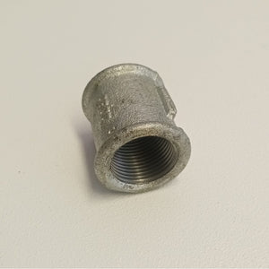 Raccordo ff 1''+1/4 manicotto giunzione di ghisa zincata malleabile