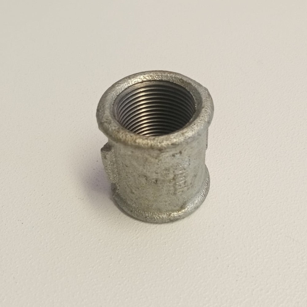 Raccordo ff 1'' manicotto giunzione di ghisa zincata malleabile