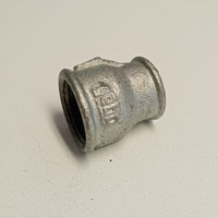 Raccordo ff 1''x3/4'' manicotto giunzione ridotta di ghisa zincata malleabile