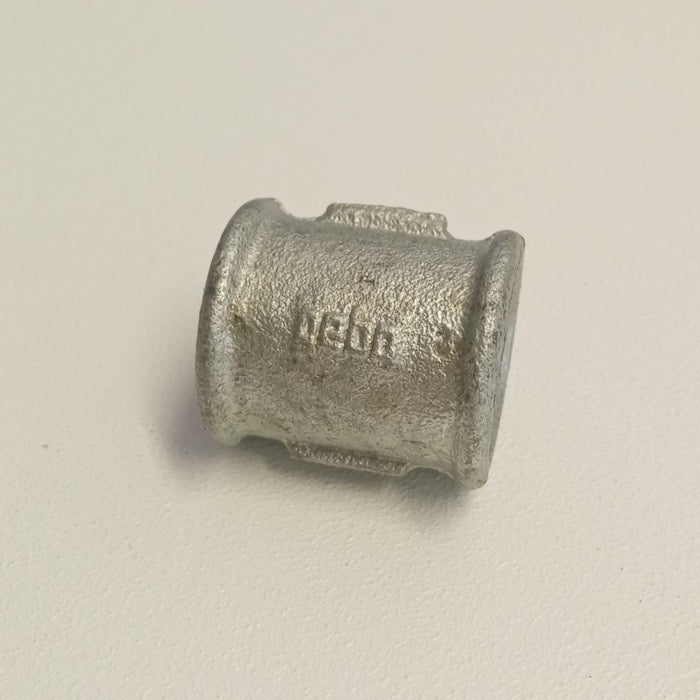 Raccordo ff 2 manicotto giunzione di ghisa zincata malleabile