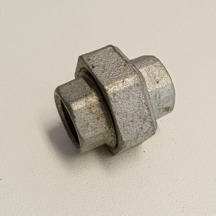 Raccordo ff 3/4'' bocchettone conico a 3 pezzi di ghisa zincata malleabile