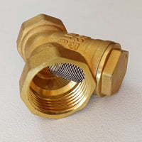 Raccordo ff a y 1 pollice dn 25 in ottone con filtro a retina inox