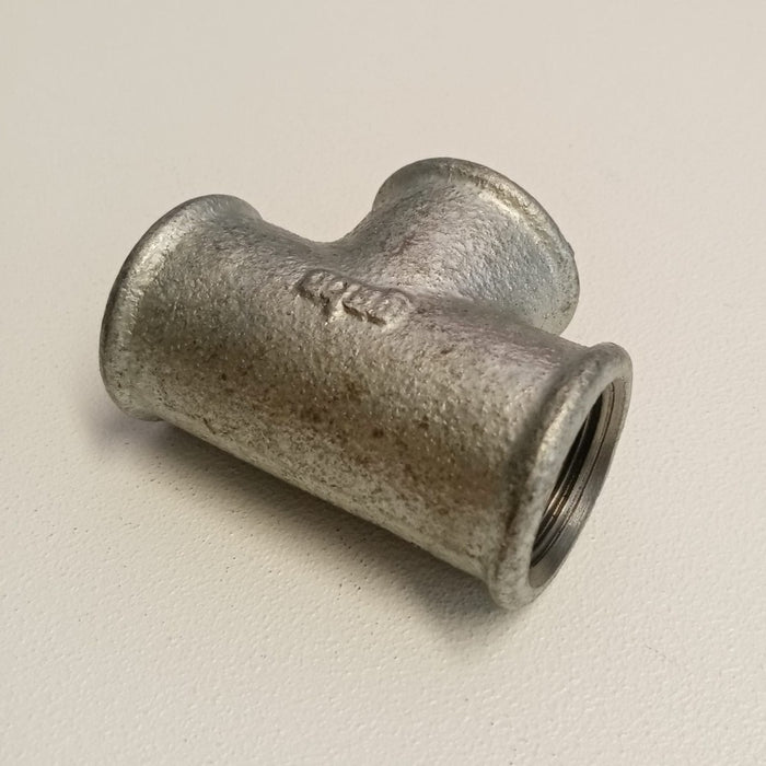 Raccordo fff da 2'' tee t ghisa zincata malleabile raccordo di connessione a 3 vie