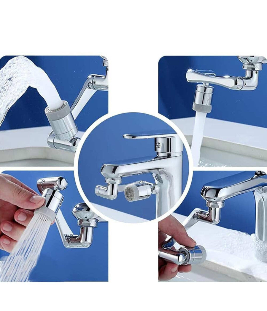 Raccordo Filtro Rotante Rubinetto Prolunga Girevole 360° Aeratore Universale 87998         