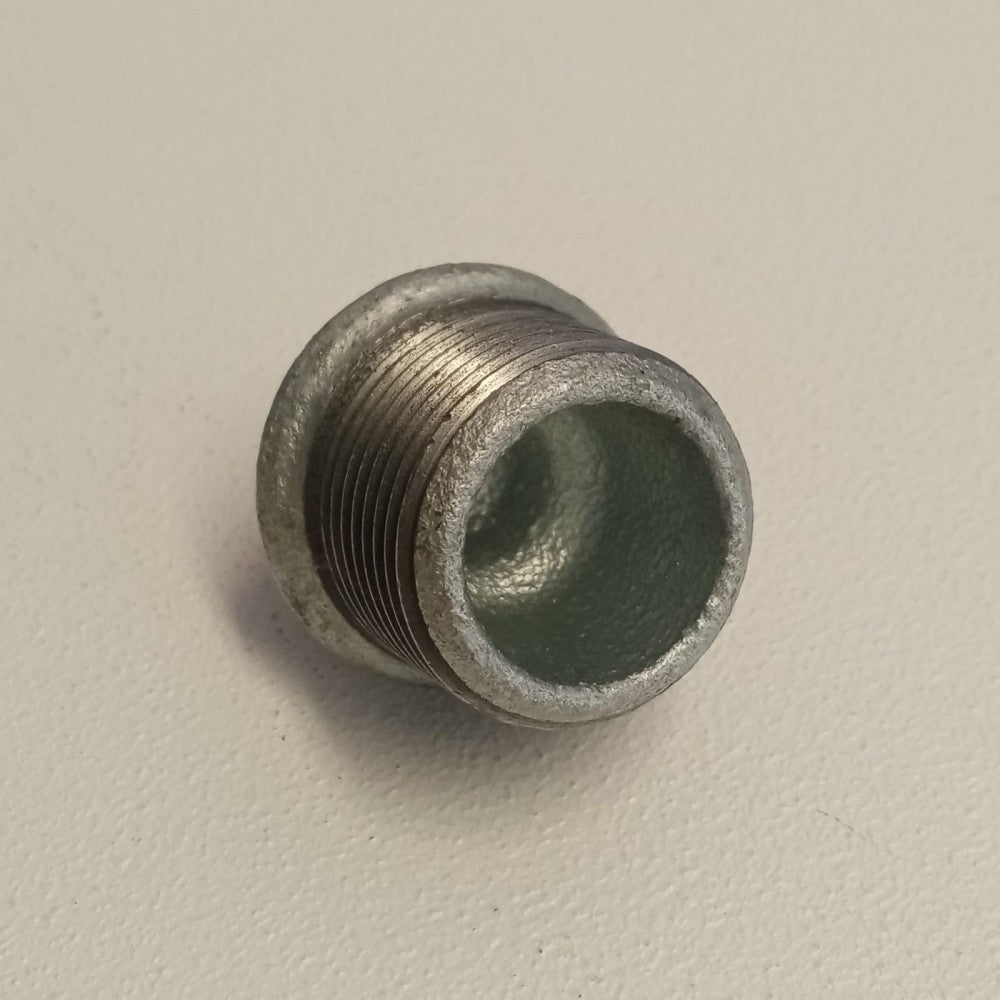 Raccordo m 1''+1/2 tappo di ghisa zincata malleabile