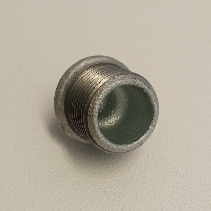 Raccordo m 1''+1/2 tappo di ghisa zincata malleabile