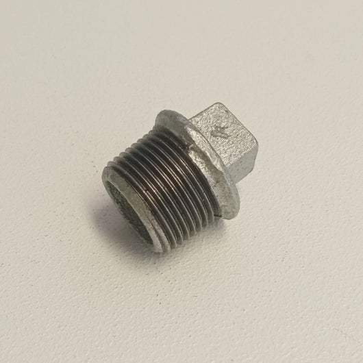 Raccordo m 1/2'' - 2pz tappo di ghisa zincata malleabile