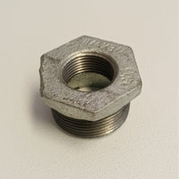 Raccordo mf 1''+1/2x1''+1/4 riduzione ghisa zincata malleabile