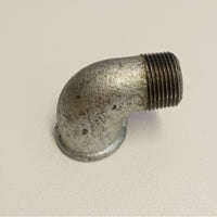 Raccordo mf 1'' gomito zincato curva di ghisa malleabile