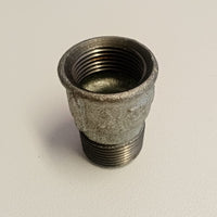 Raccordo mf 1'' manicotto zincato di ghisa malleabile