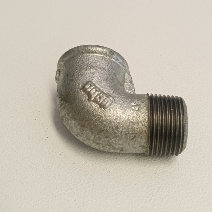 Raccordo mf 2'' gomito zincato curva di ghisa malleabile