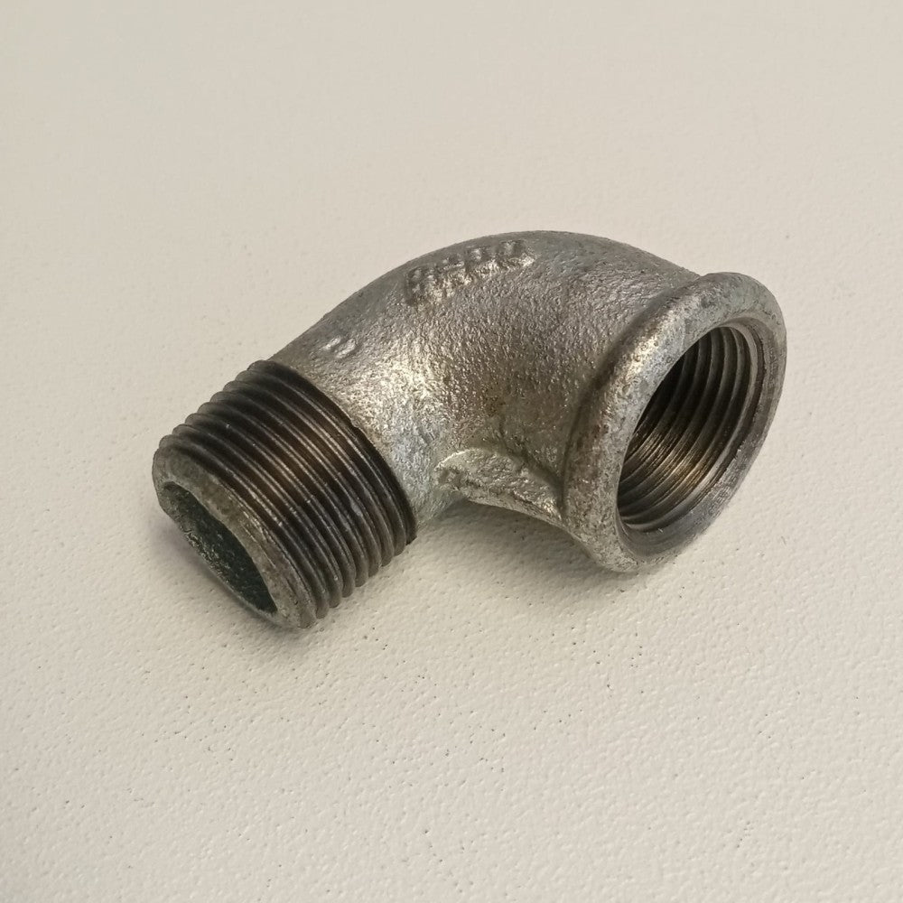 Raccordo mf 3/4'' gomito zincato curva di ghisa malleabile