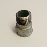 Raccordo mf 3/8 manicotto zincato di ghisa malleabile