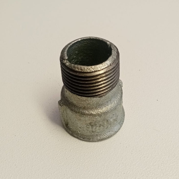 Raccordo mf 3/8 manicotto zincato di ghisa malleabile