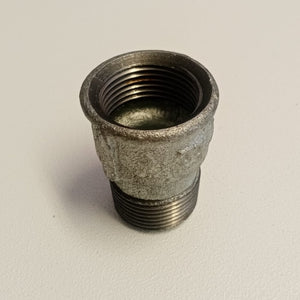 Raccordo mf 3/8 manicotto zincato di ghisa malleabile