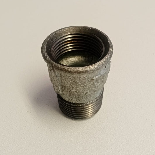 Raccordo mf 3/8 manicotto zincato di ghisa malleabile