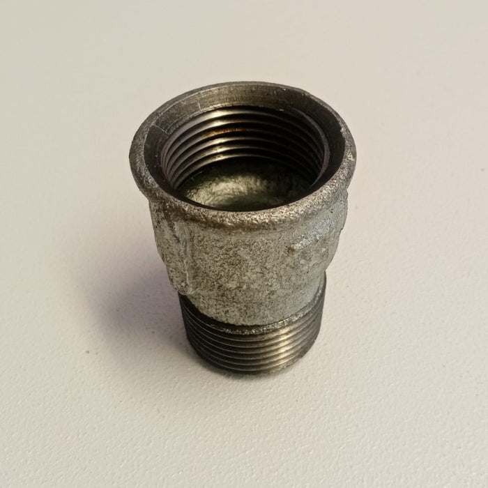 Raccordo mf 3/8 manicotto zincato di ghisa malleabile