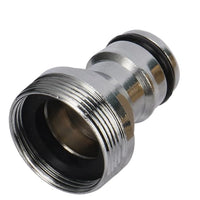 Trade Shop - Raccordo Per Tubi Da Giardino Attrezzature Per Capezzoli Filettate M22/m24 In Acciaio -        