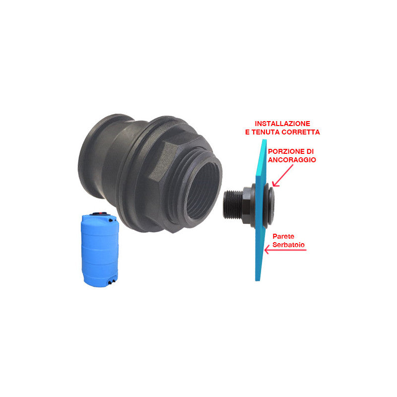 Raccordo rapido Quick Joint MF 1/2"x3/8" – Innesto ridotto – Bucchi