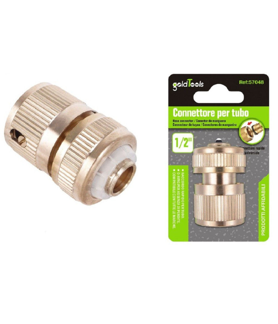 Raccordo Rapido Universale Da 1/2" Connettore Per Tubo Giunto Da Giardino 57048         