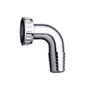 Raccordo Tubo Scarico Curvo F 1" mm 16 Cr Siroflex