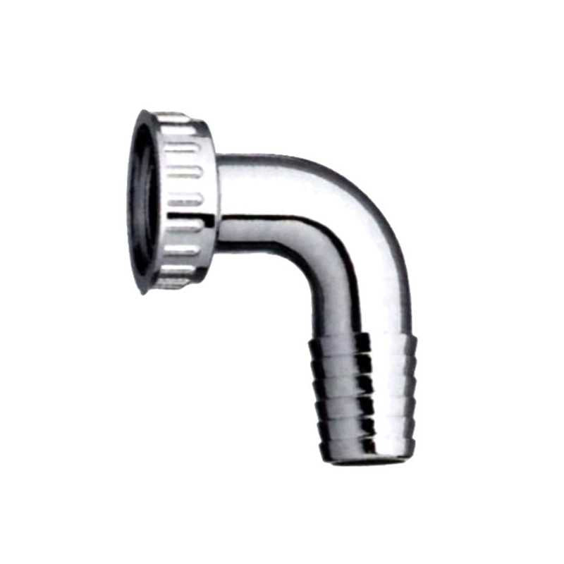 Raccordo Tubo Scarico Curvo F 1" mm 16 Cr Siroflex