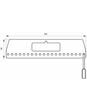 Rack per stoccaggio 20 lucchetti, Lockout Tagout LOTO - THIRARD