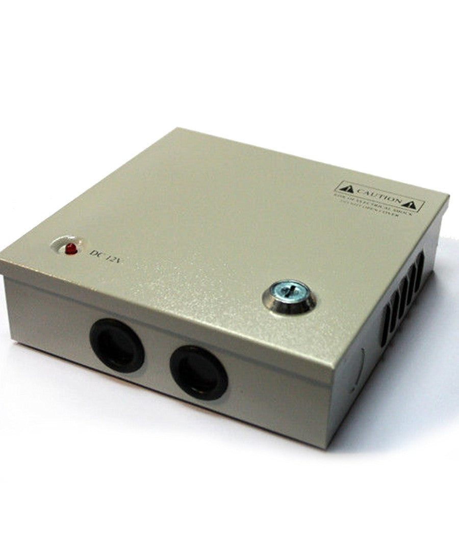 Rack Box Alimentatore Stabilizzato 4 Uscite Canali Centralina Telecamera Dc Cctv         