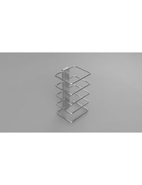 Portasciugamani in acciaio cromato HOTEL 26,5 x15 x12 cm