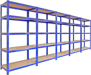 Scaffali da Garage T-Rax ad Incastro Scaffalature da Officina Magazzino - Blu